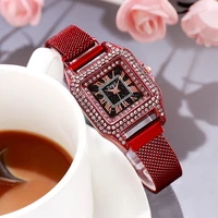 top brand women bracelet gold watches ladies metal strap rhinestone quartz wrist watch luxury fashion quartz diamond watch clock