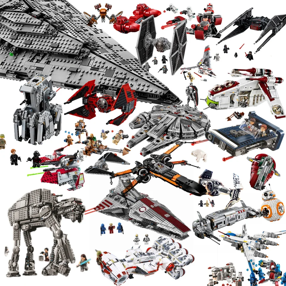 

Строительные блоки в наличии 75060 05041 05053 Millennium Imperial TIE Fighter, звездная игрушка, кубики из серии «Сокол», игрушки, Рождественский подарок