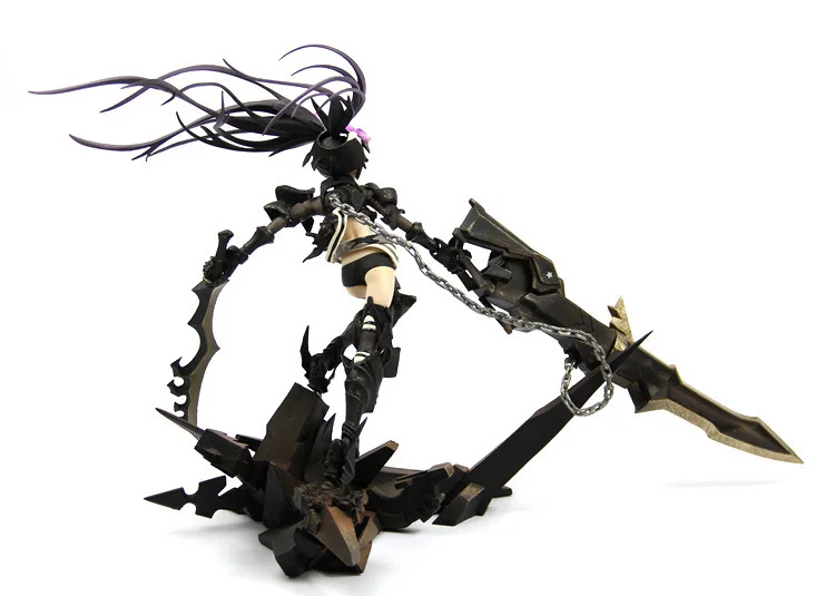 Аниме 29 см безумный Black Rock Shooter BRS фигурку Фигурки игрушки статуя T30 | Игрушки и