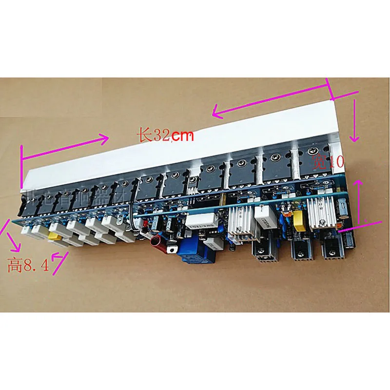 Lusya 24 шт. C5200 A1943 силовая трубка JRC5532D Op amp 1300 Вт моно мощный усилитель доска сценический Собранный усилитель T0866