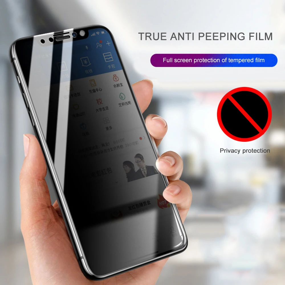 Подходит для iphone защита от подглядывания закаленная пленка мобильный телефон
