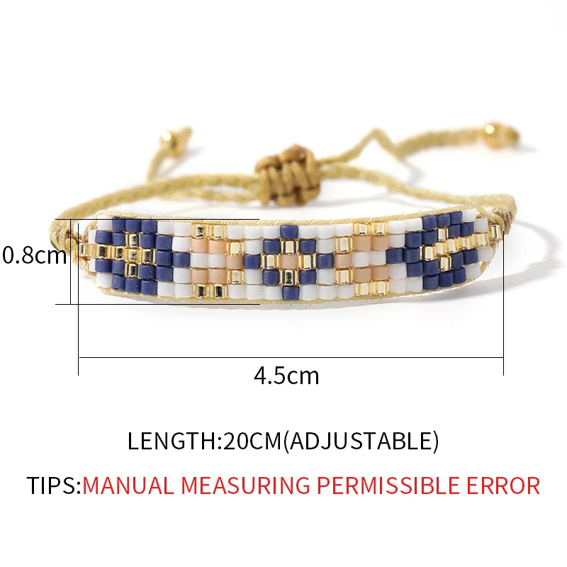

Rttooas Miyuki Beaded Charm Bracelets Women Bileklik Armband Pulseria Mujer 2020 Summer New Arrival Bracelet Accessories