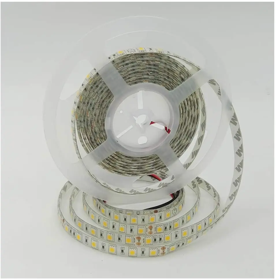 

5 Meters DC 24V RGB+W+WW Color LED Strip Lights Flexible 5050SMD Changing and Color Temperature Adjustable ip65 Waterproof