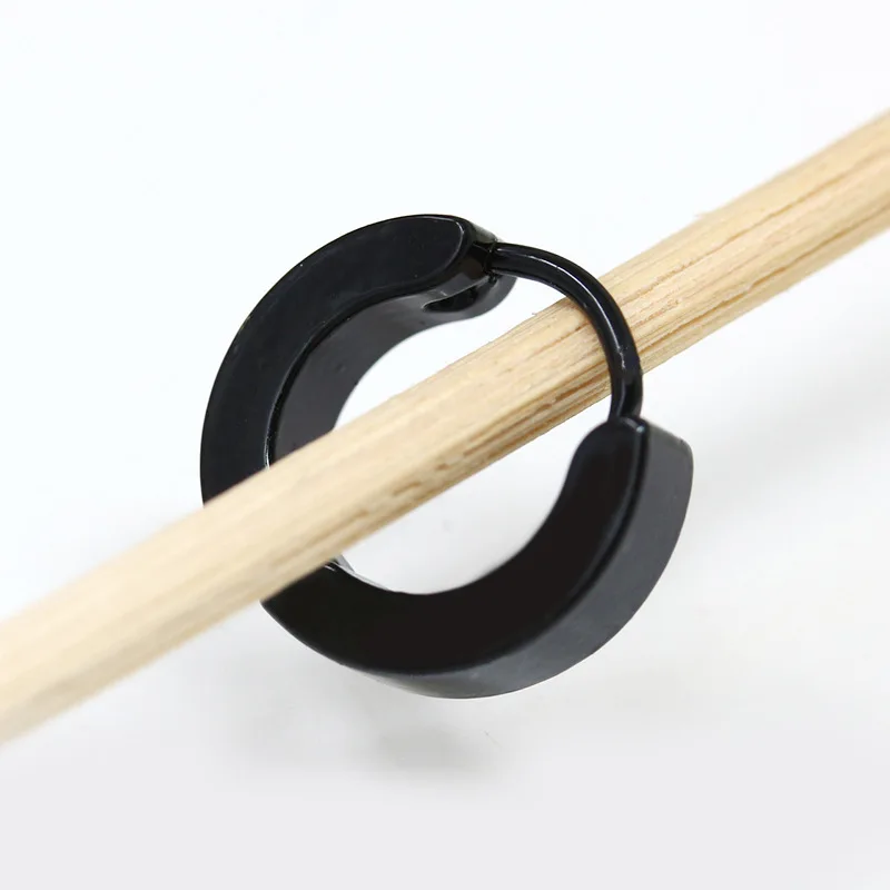 Серьги-кольца из нержавеющей стали в стиле панк для женщин и мужчин модные серьги