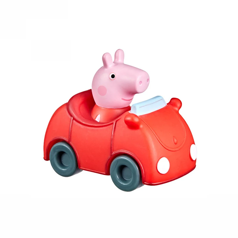 

Hasbro Peppa Pig George Pig Pedro Pony Rebecca Rabbit Grandpa Pig Friction Inertia Car Anime Figures Toys Kids Birthday Gifts