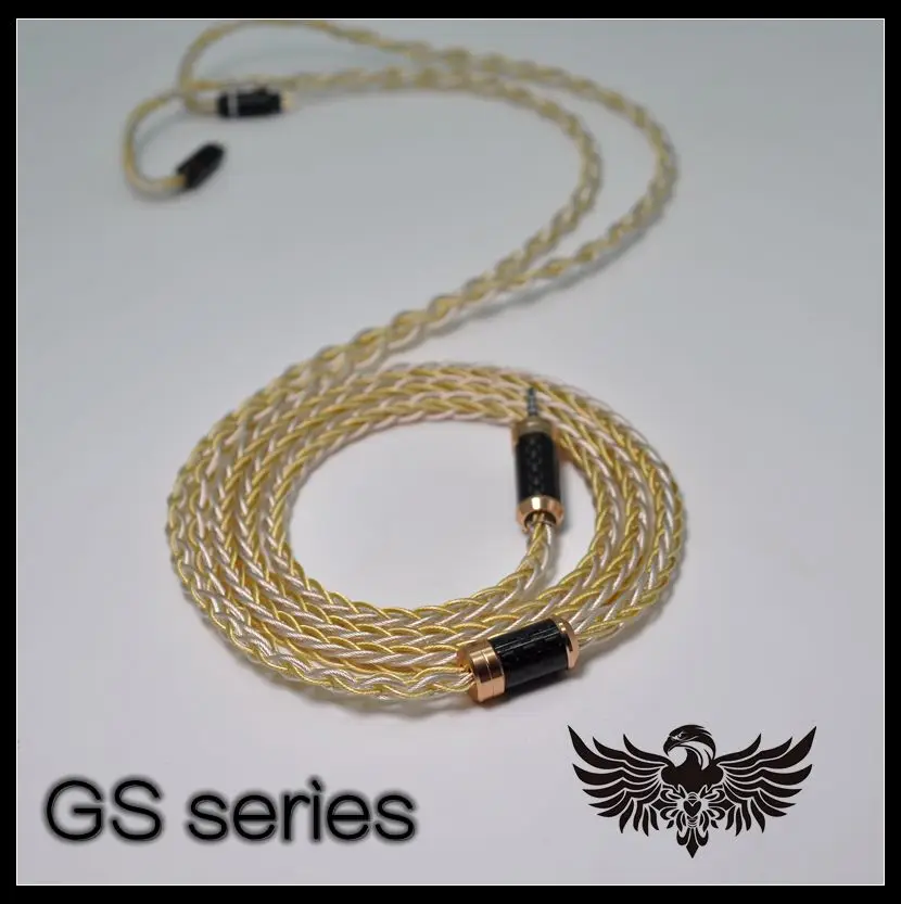 Позолоченный палладий + посеребренный обновленный кабель для гарнитуры OCC 0 78 мм