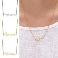 women necklace mama letters sweater chain mothers day gift chain jewelry pendant necklace gift 1pc