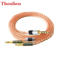 thouliess hifi 7n occ single crystal copper 8 cores headphone upgrade cable for sundara aventho focal elegia t1 t5p d7200 mdr z