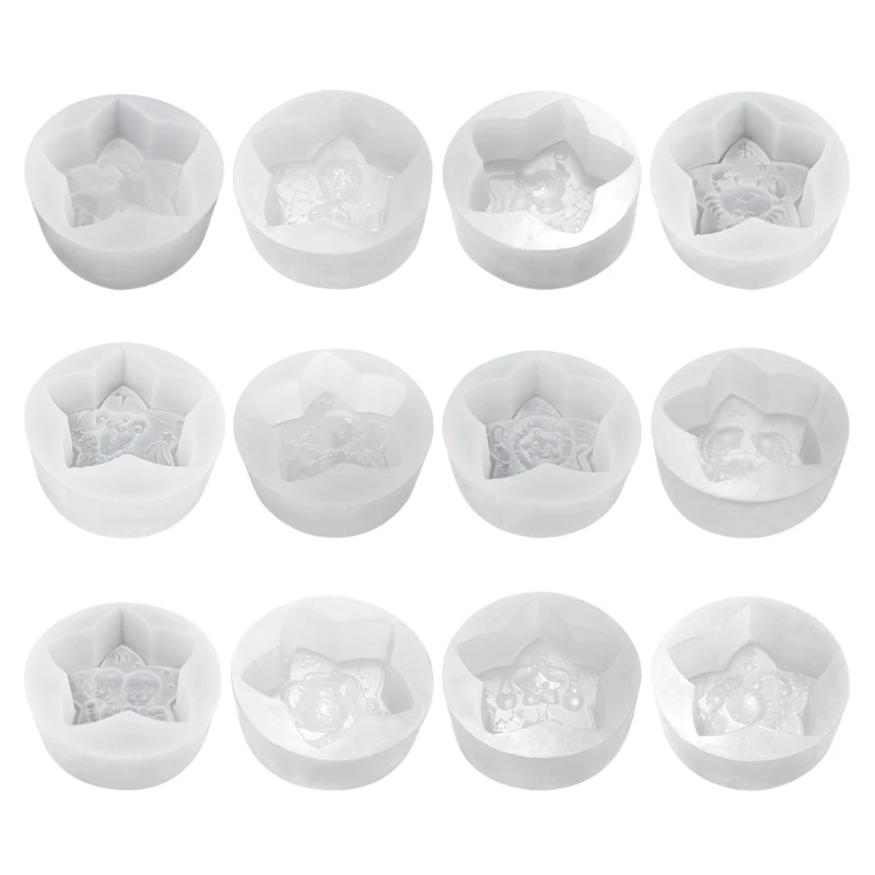 

Diy Constellation Candle Silicone Mold for DIY Decoration Soap Candle Making LXAE