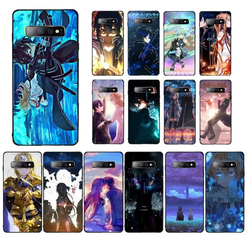 

FHNBLJ Anime Sword Art Online SAO Phone Case for Samsung S5 6 7 edge 8 9 10 20 plus lite case