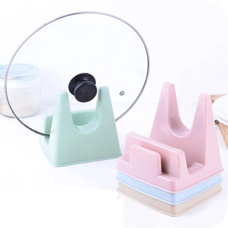 Красочная универсальная u образная прочная Подставка под крышку и ложку полки