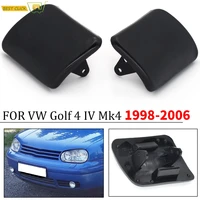 2pcspair leftright side front bumper headlight washer nozzle cover cap for vw golf 4 iv mk4 1997 1999 2000 2001 2002 2006