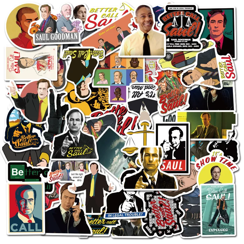 TD ZW 50 шт./лот наклейки с надписью Better Call Saul Классическая драма наклейка на ноутбук