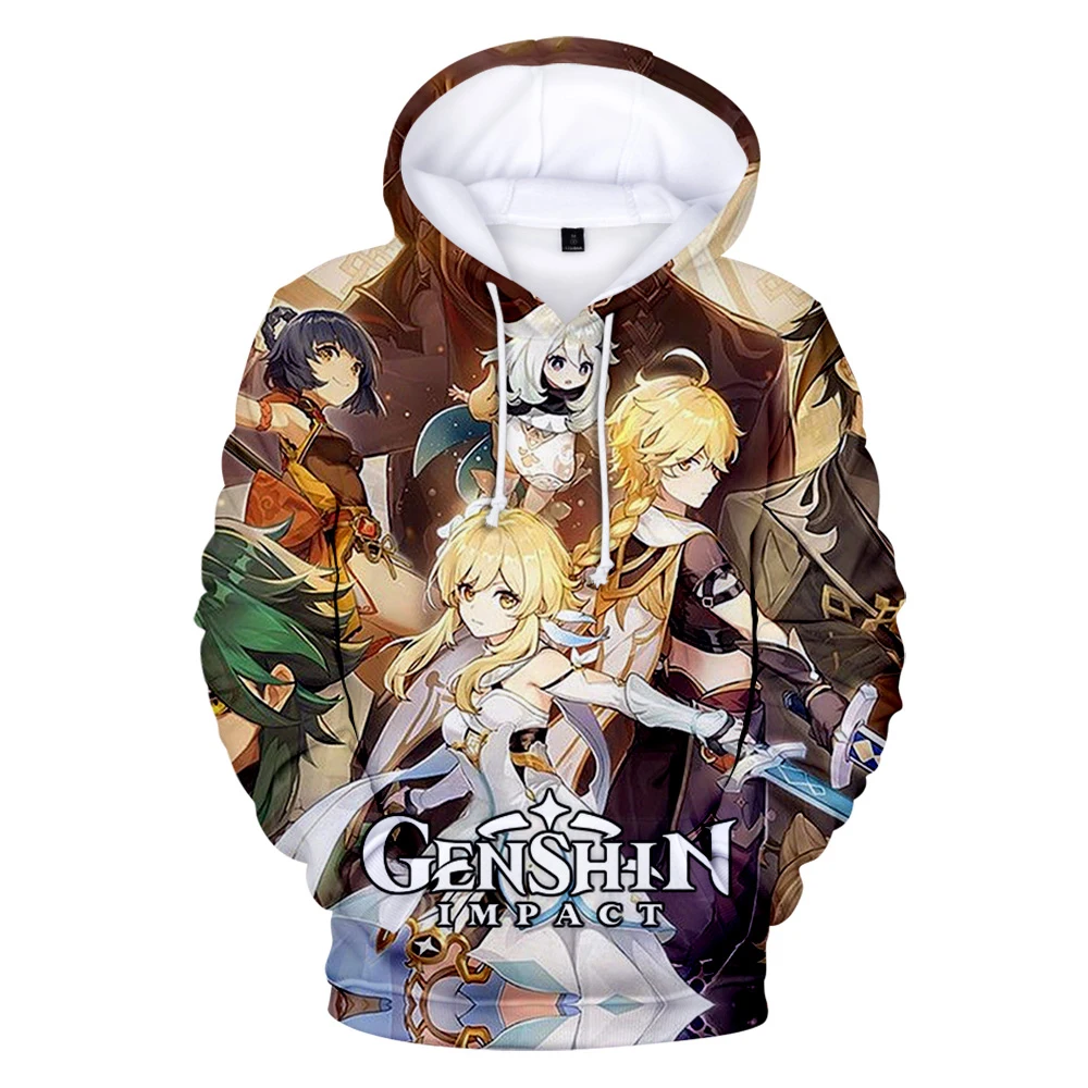 

Spring Genshin Impact Hoodies Men/women Fashion 3D New Hot Hip Hop Harajuku Streetwear Genshin Impact Men's Hoodies Sweatshirt