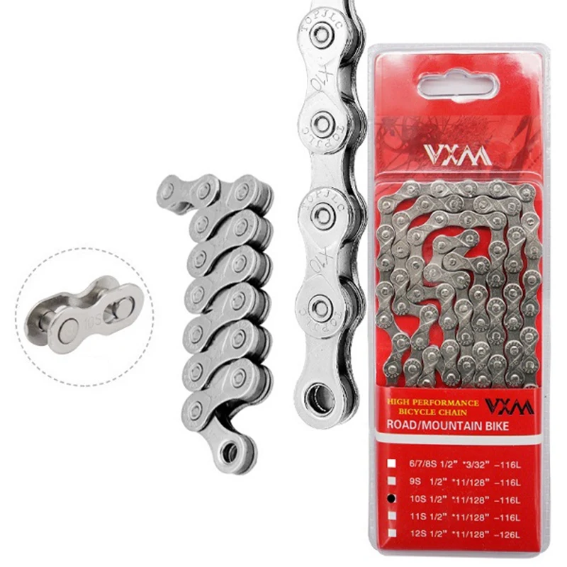 

Mountain Bi Chain 8 Speed 9 10 11 12 Speed Road Bicycle 21 24 27 30S Variable Chain 116 10 Speed Bike Cycling Repair Tools