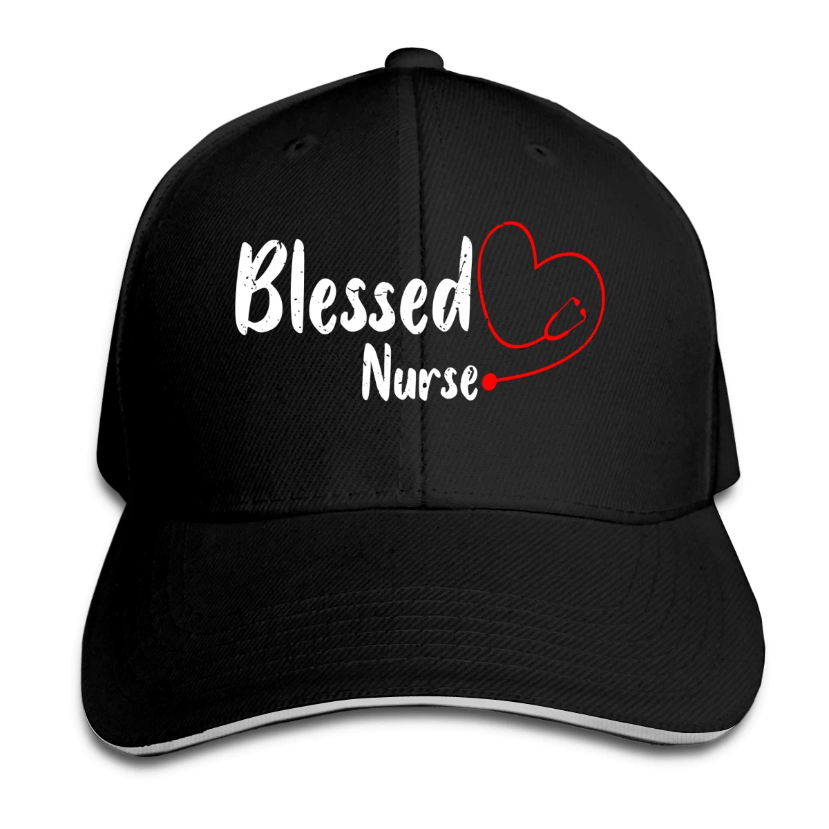 

Blessed Nurse Hat Baseball Cap for Men Women Fashion Adjustable Sun Hat