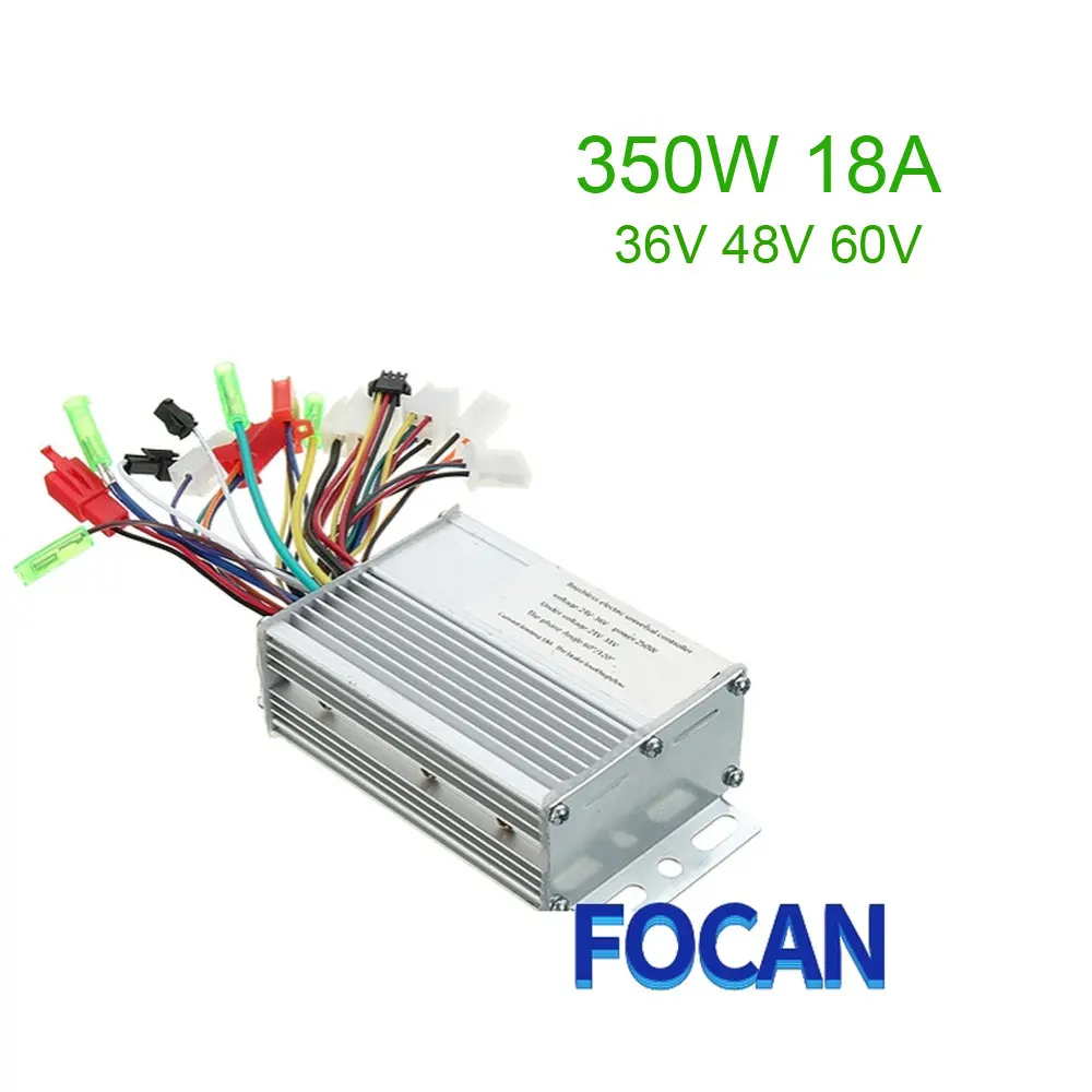 FOCAN 350 W 36 V/48 V 6 MOFSET бесщеточный контроллер двигателя постоянного тока |