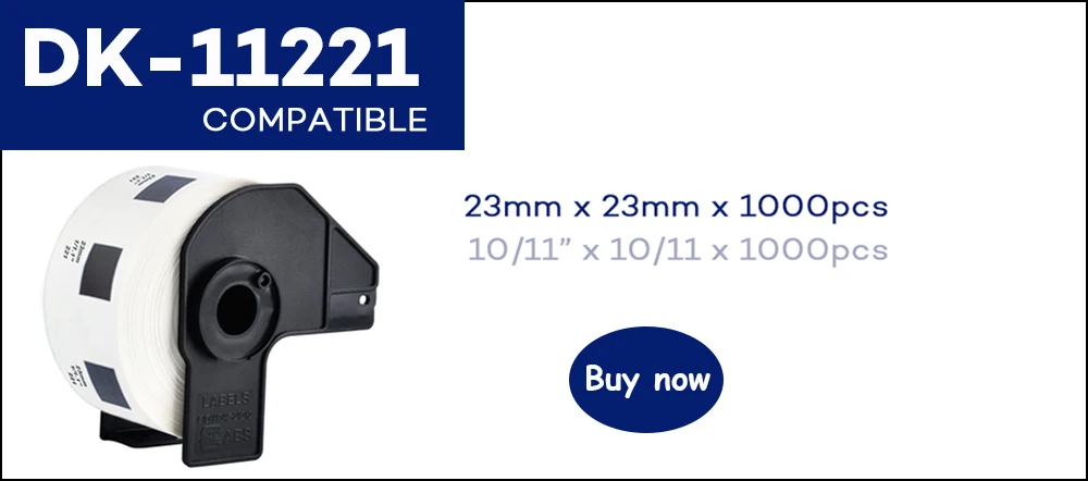 CIDY совместимый для Brother Labels Dk-11209 62 мм x 29 мм 800 этикеток в рулоне термостикер Dk 11209 DK 1209 Dk1209