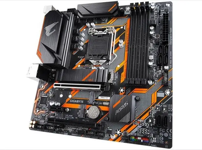 Материнская плата Gigabyte B360M AORUS PRO LGA 1151 DDR4 64 Гб USB2.0 USB3.1 DVI HDMI б/у | Компьютеры и офис