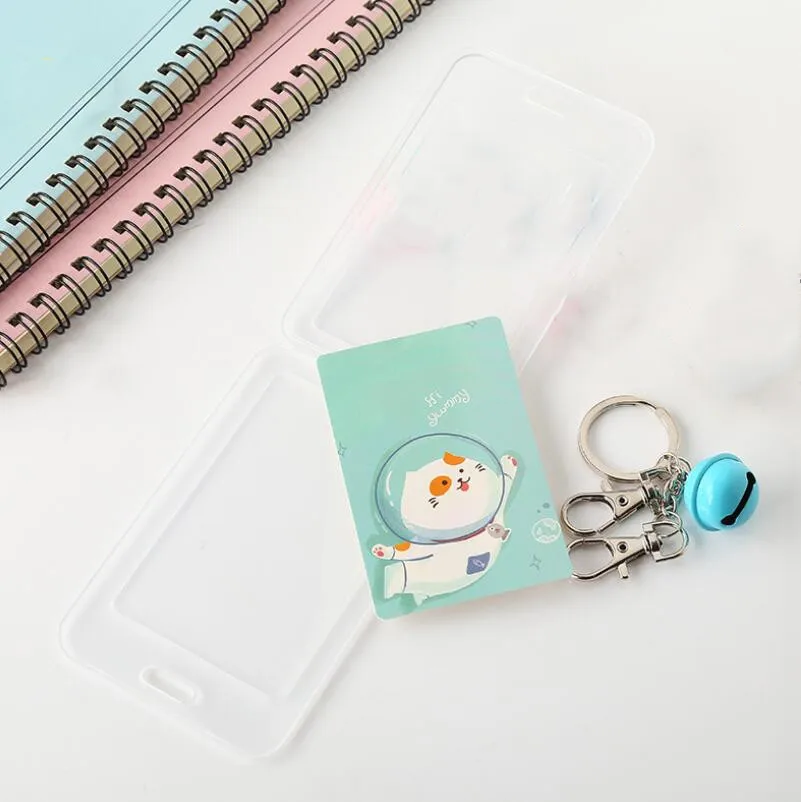 

Fresh And Simple Cartoon Bank Credit Card Set Card Set ID Card Set Bus Card Set Work Badge Child Gift Keychain