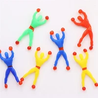 10pcs random color novelty funny toy elastic retractable sticky climbing man educational toys children kids gift