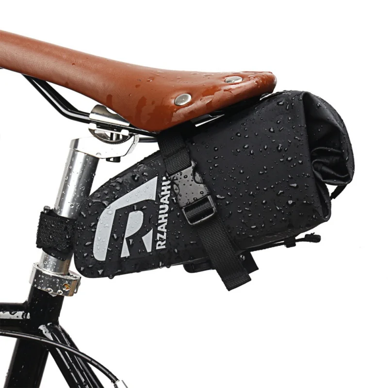 

Outdoor Sports Bicycle Saddle Bag For Men And Women With Large Capacity Waterproof Backpack Folding Cycling Accessories