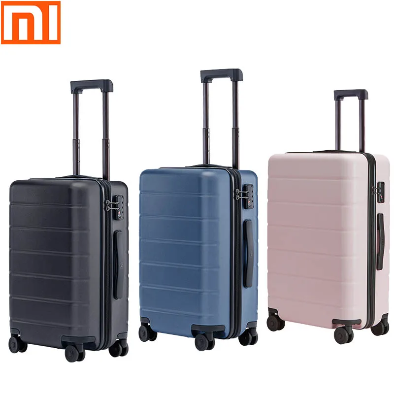 Чемодан Xiaomi 20 дюймов из поликарбоната бесшумное колесо прочный гладкая тяга