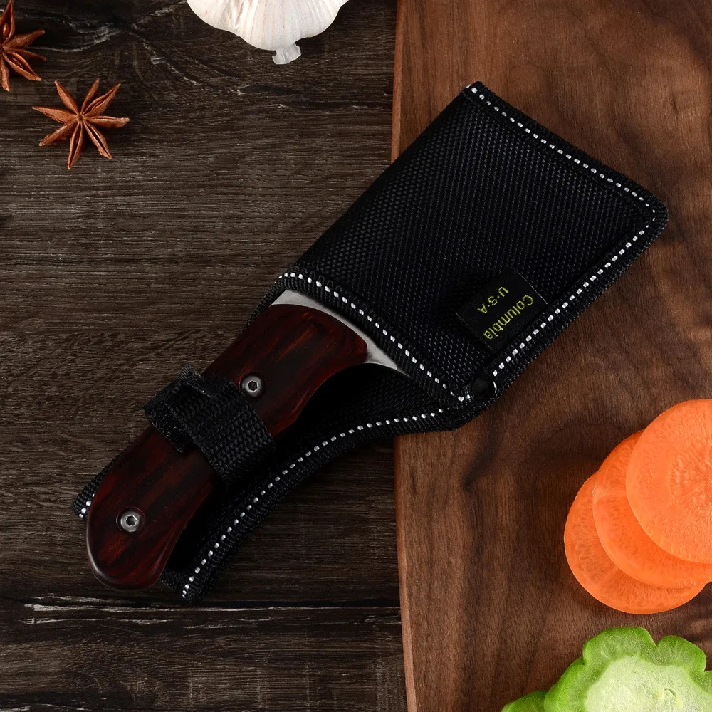 Набор кухонных ножей QING портативные инструменты из нержавеющей стали для