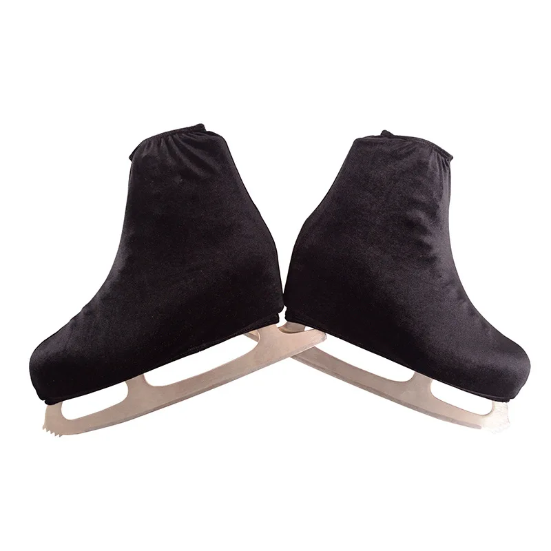 

Velvet Ice Skating Roller Stake Boot Covers Velvet Elastic Overshoes Protecting Cloth Sparkling Rhinestone Particle Skate Board