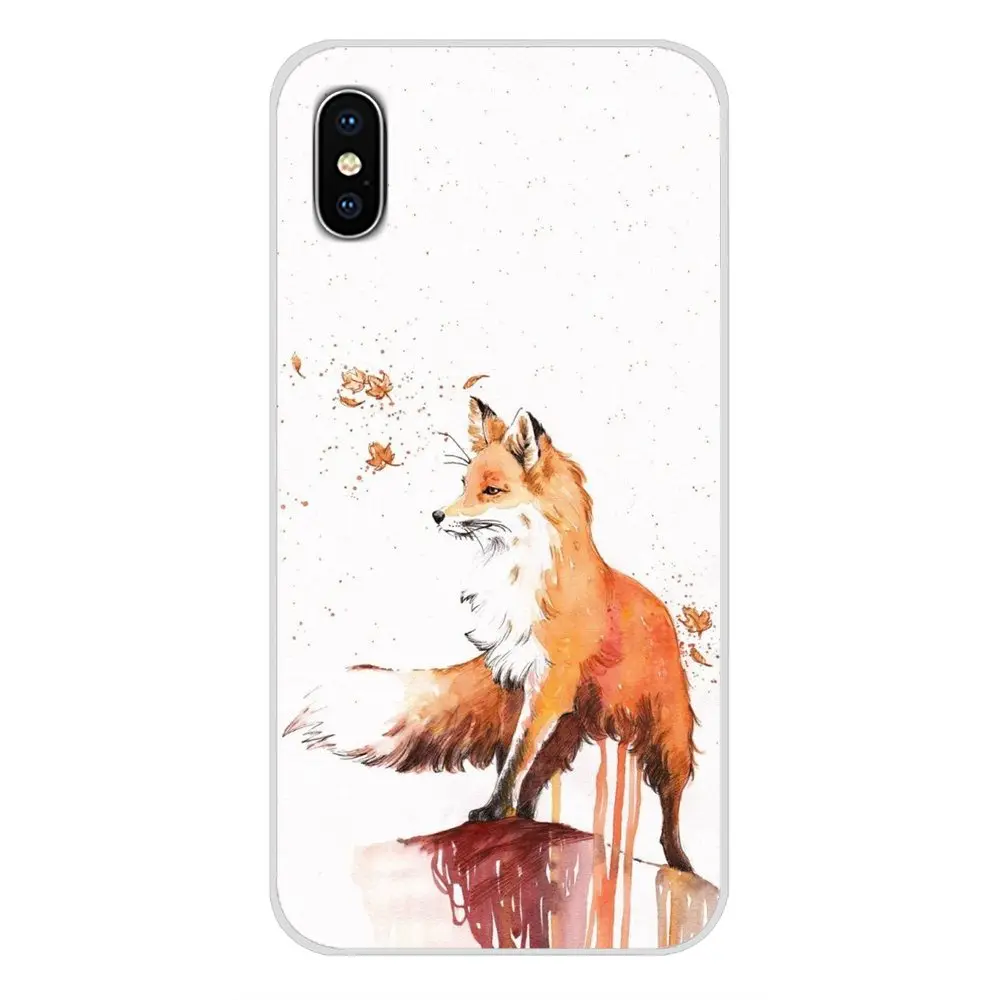 For Huawei Mate Honor 5X 6X 7 7A 7C 8 9 10 8C 8X 20 30 Lite Pro Cute Fox Accessories Phone Shell Covers | Мобильные телефоны и