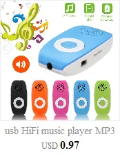 Usb HiFi музыкальный плеер MP3 walkman воспроизводительный клип mp3-плеер Поддержка SD TF карта 32 Гб спортивный музыкальный медиа встроенный динамик