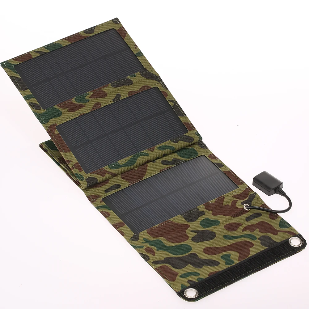 10W/5V Порты и разъёмы в состоянии Солнечный Зарядное устройство с USB складной 5