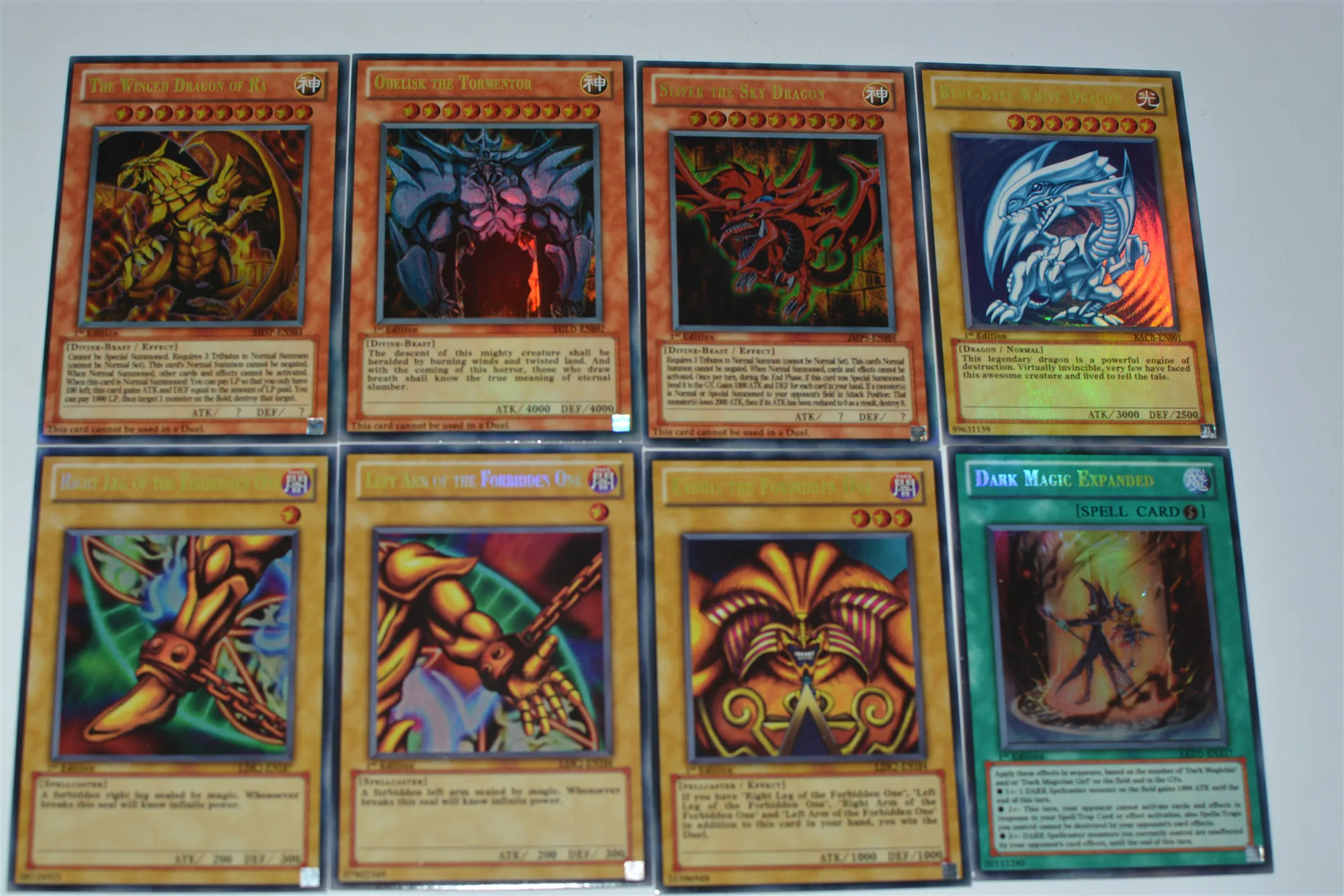 Yugioh Легенда колода 216/240 шт набор с коробкой Yu Gi Oh Аниме игровая коллекция карт