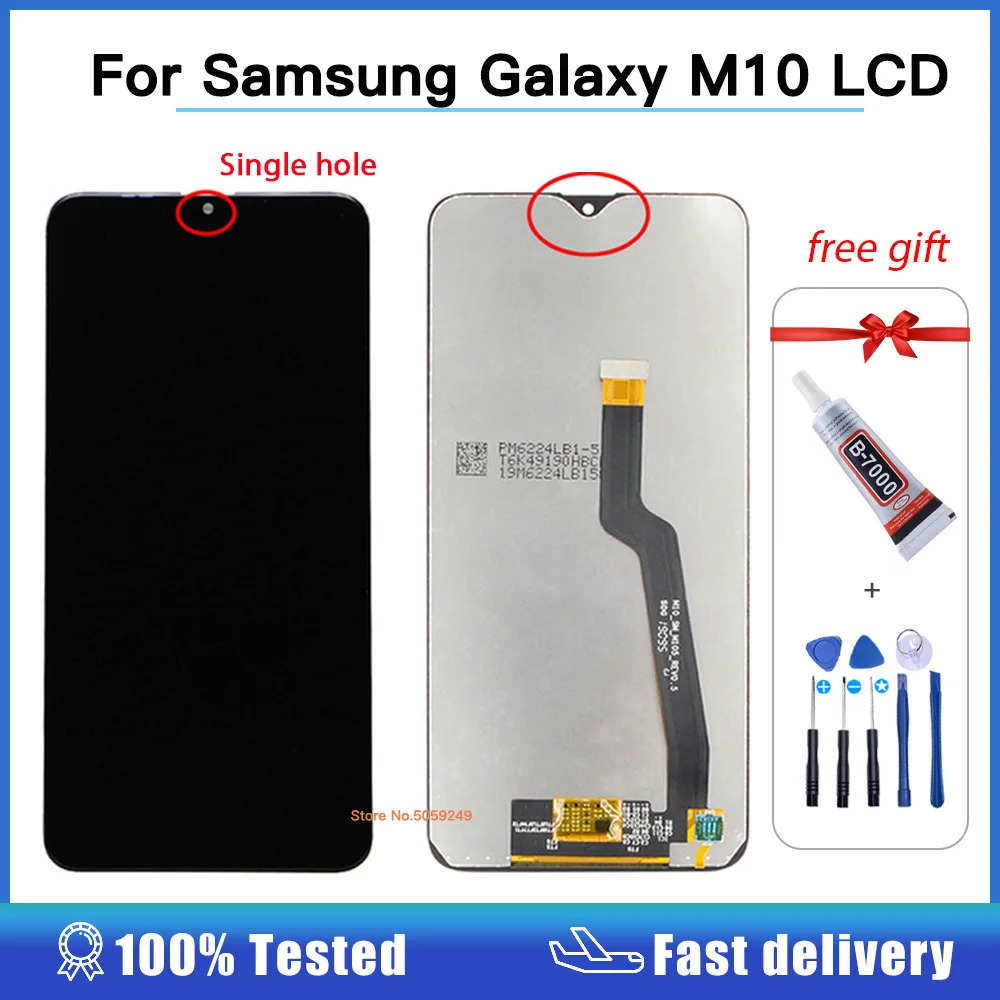 

ORIGINAL 6.2'' LCD for SAMSUNG Galaxy M10 2019 Display SM-M105 M105F M105G/DS Touch Screen Digitizer Assembly 100% tested