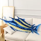100cm140cm Big Size Simulation Fish Toys Stuffed Soft Plush Blue marlin Makaira mazara Pillow Toys for Kids Girls Birthday Toys