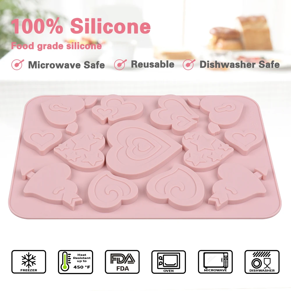 

New DIY Baking Accessories Cupid's Arrow Chocolate Mold for Valentine's Day's Cake Decorating Moulds