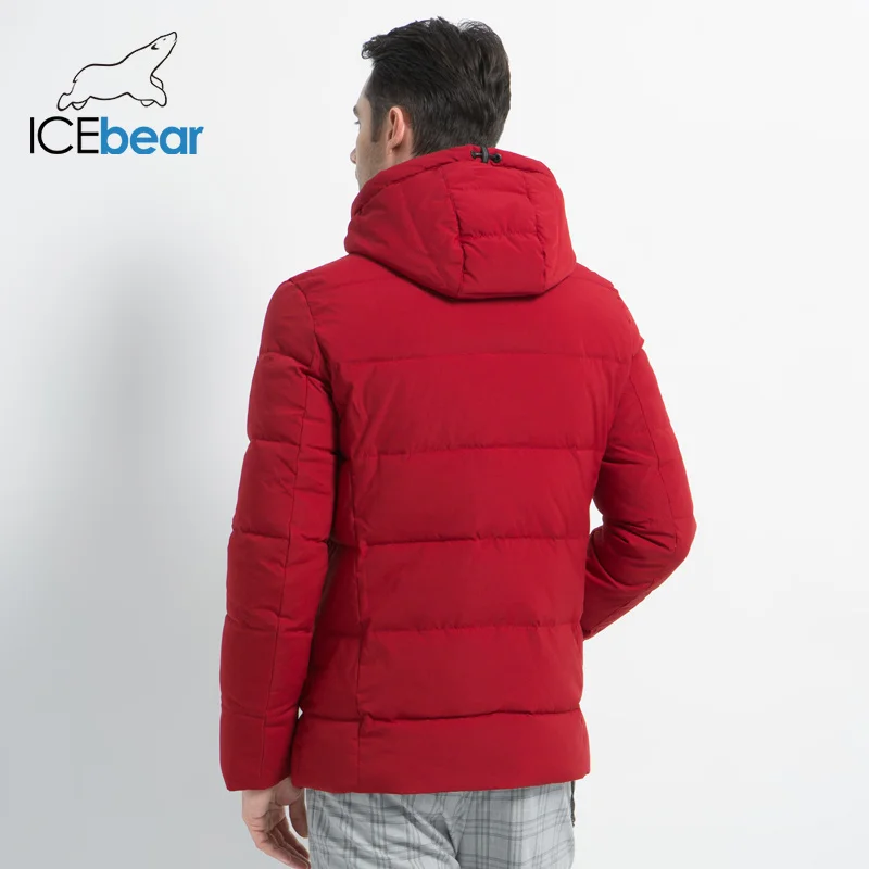ICEbear новинка 2019 мужская зимняя куртка высокое качество Мужское пальто с