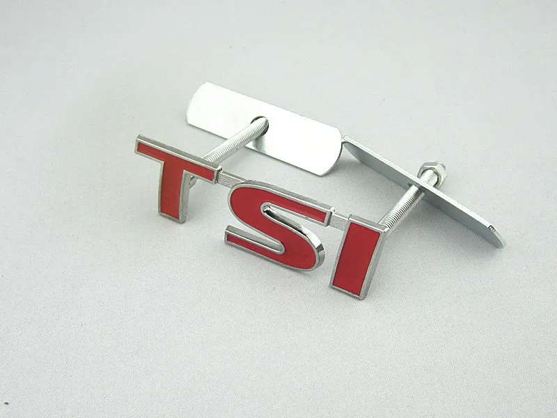 Лидер продаж 2015 1 шт. значок эмблема TSI на переднюю решетку гриля для гольфа Tiguan