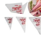 10 шт.компл. Одноразовые кондитерский мешок насадка инструменты для украшения тортов из мастики Кондитерские наконечники аксессуары; Маленькие и большие размеры Размеры торт мешок