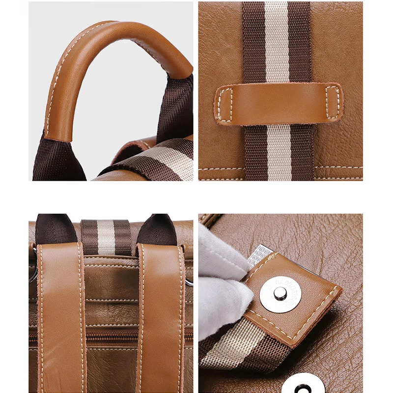 

Women Genuine Leather Backpacks High Quality Female Classic Backpack Girl Schoolbag Lady Multifunctional Shoulder Bags Sac A Dos