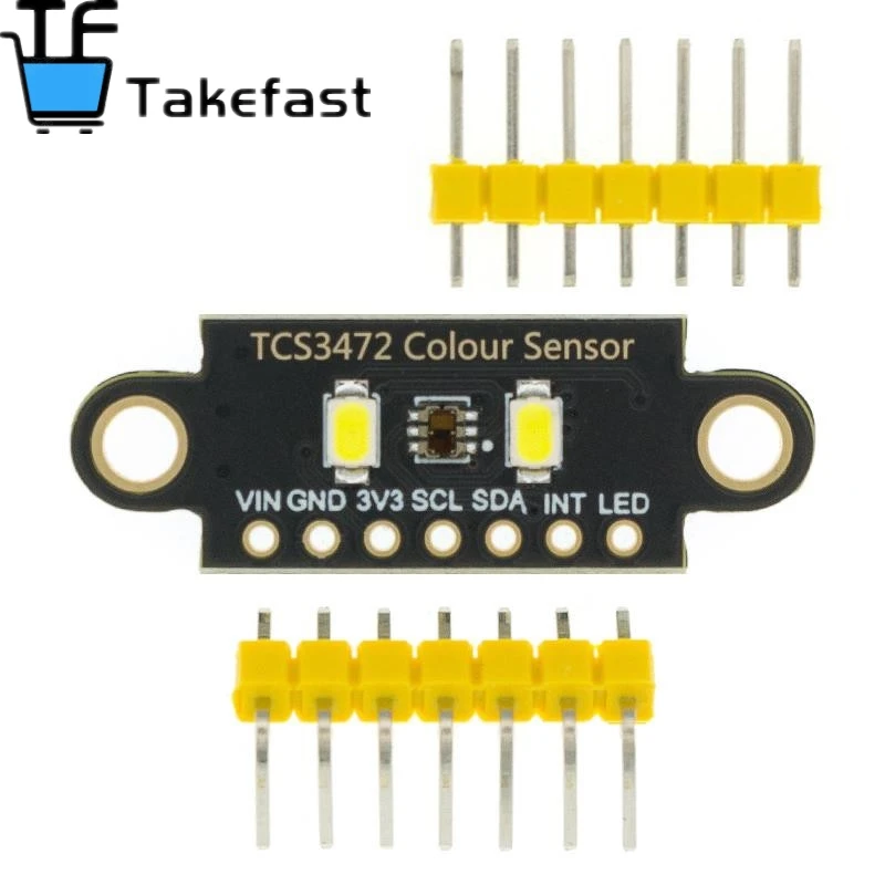10 шт. Новый SX CJMCU-34725 TCS34725 цветной датчик RGB макетная плата модуль | Электронные