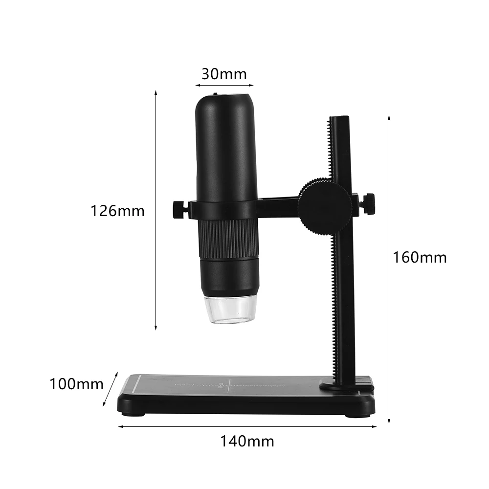 

MS5 Wifi High Definition Wireless Electronic Microscope Digital Display With 8 LED Lights Magnifying Glass Photo Video Playback