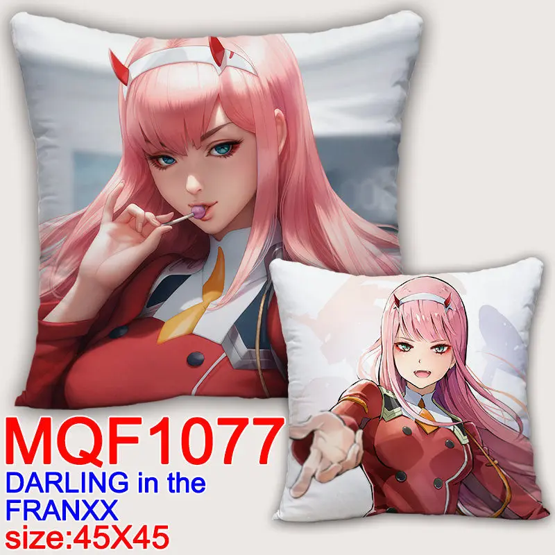 45X45CM Аниме игра смелыми в Frakxx наволочки 02 ноль два товара 002 Dakimakura Чехол 3D