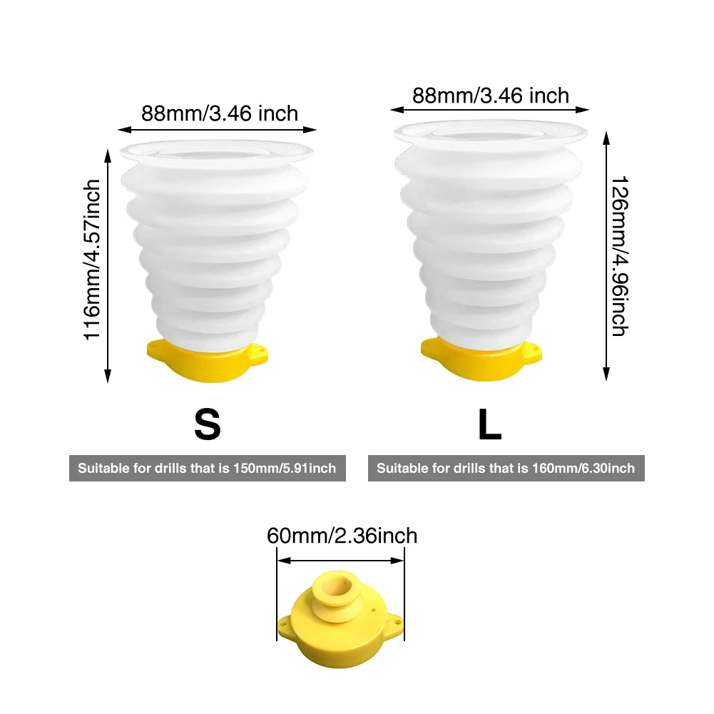 

Repair For Electric Hammer Ash Bowl Drill Dust Cover Collector Dustproof Device Multifunction Protect Health Durable Power Tools