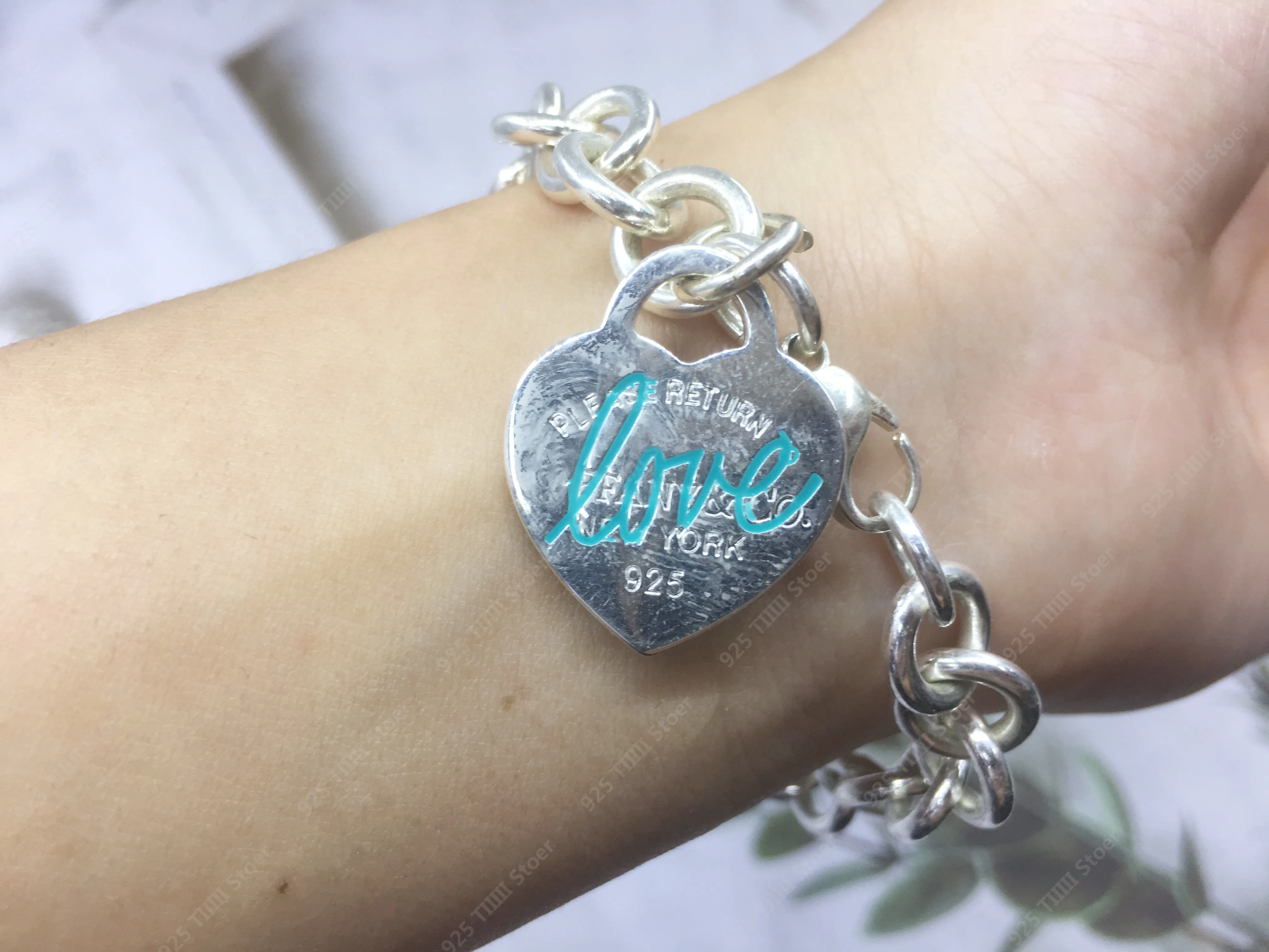 

Nieuwste S925 Puur Zilver 2021 Mannen En Vrouwen Liefde Hart Armband, Hoge Kwaliteit Sieraden, Liefhebbers Vakantie Geschenken,