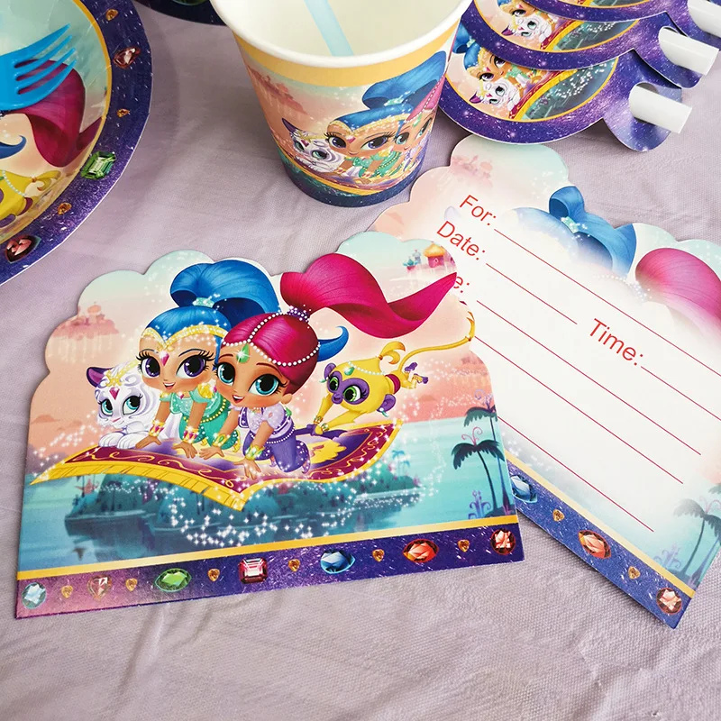 Блестящие декоративные салфетки для детской вечеринки в честь Дня Рождения | Дом