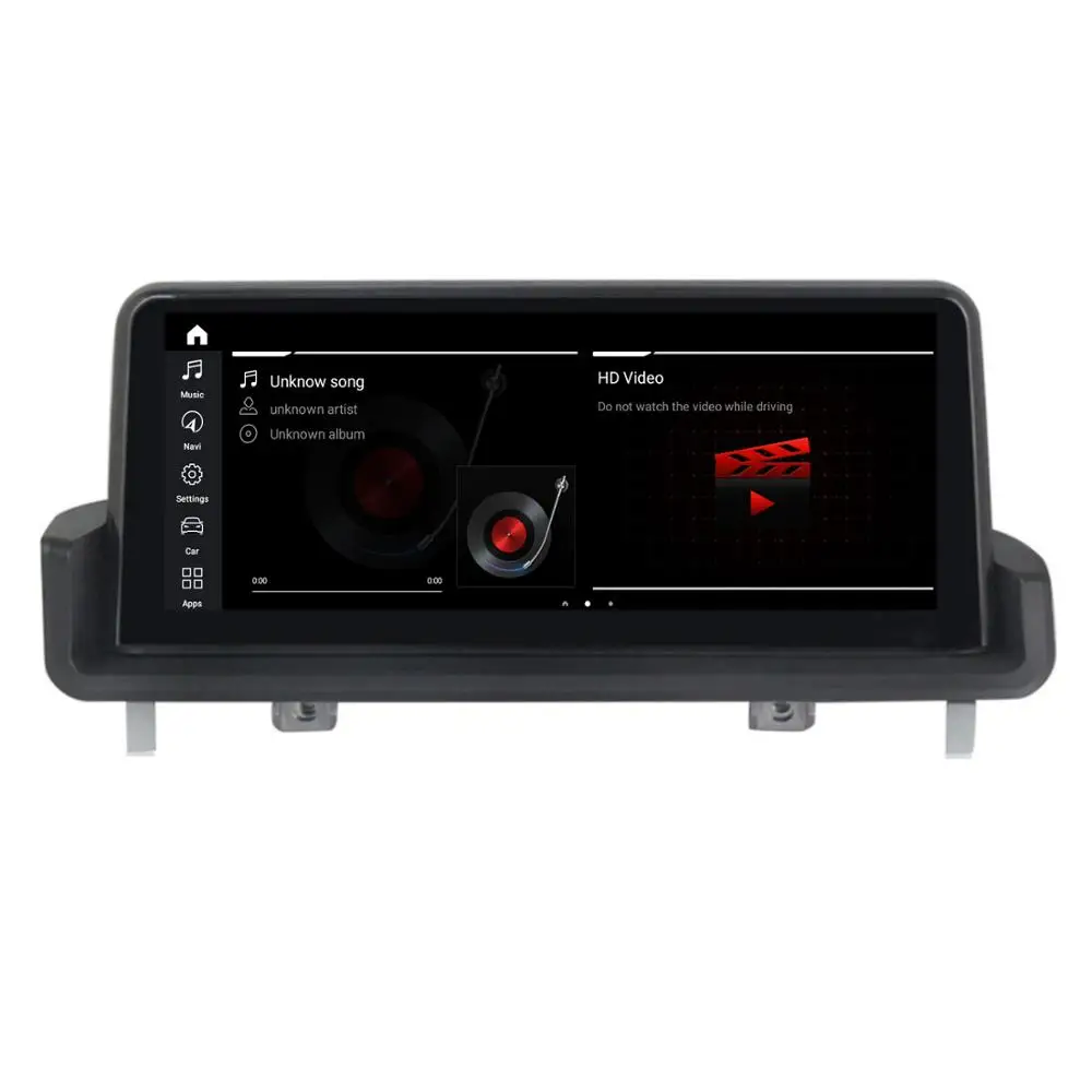 Автомобильный экран IPS 10 25 дюйма 8 ядер Android 11 6G + 128G для BMW E90 E91 E92 E93 2005-2012 GPS Navi Stereo WIFI