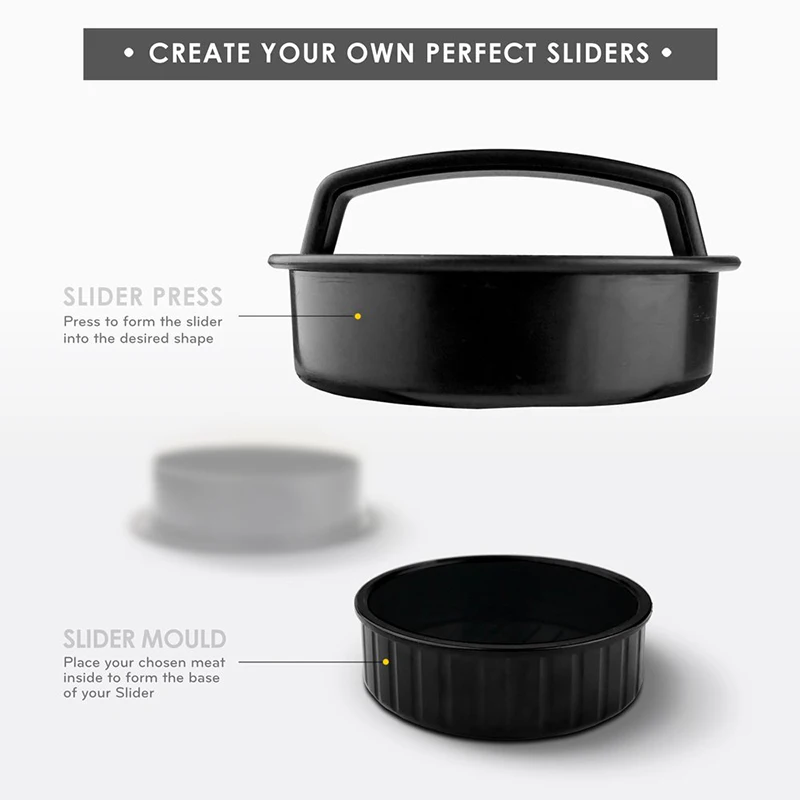 Кухонный круглый пресс для бургеров мяса и гамбургеров из пищевого АБС-пластика