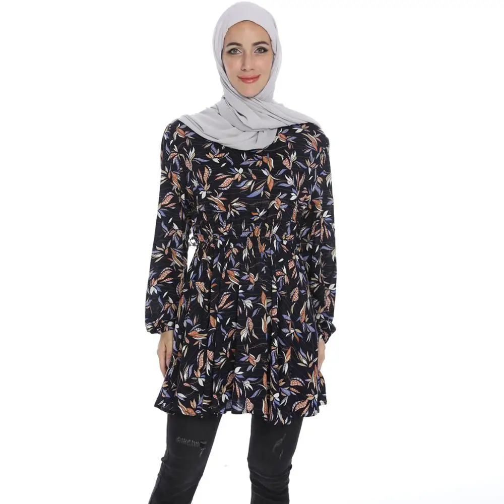 Женская рубашка с длинным рукавом мусульманская одежда|Мусульманская одежда| |
