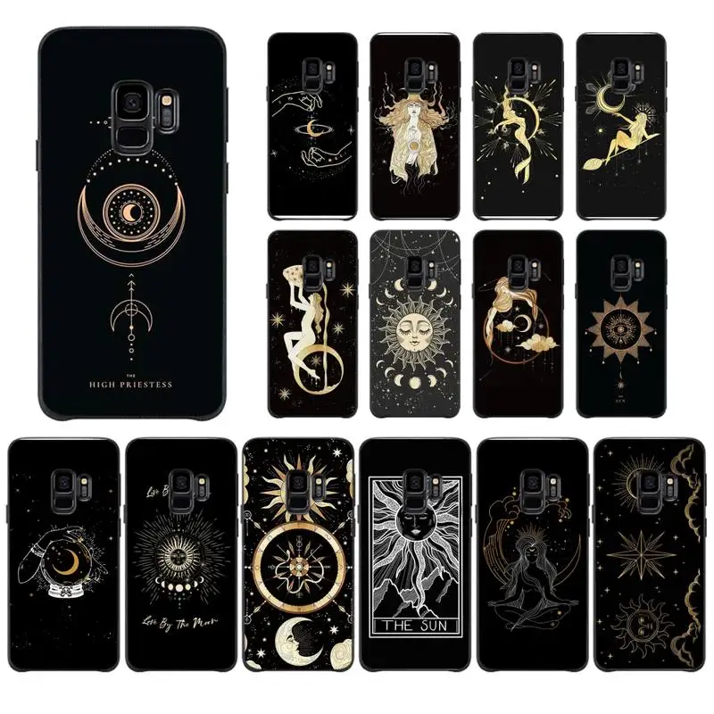 

FHNBLJ Witches moon Tarot Mystery Totem Phone Case For Samsung Galaxy J7 PRIME J2Pro2018 J4 Plus J5 PRIME J6 J7 Duo Neo J737 J8